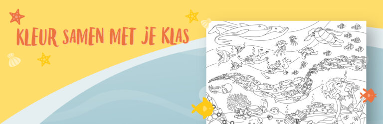 02 43 061025 Kleurplaat Zee Website Homepage banner BRT