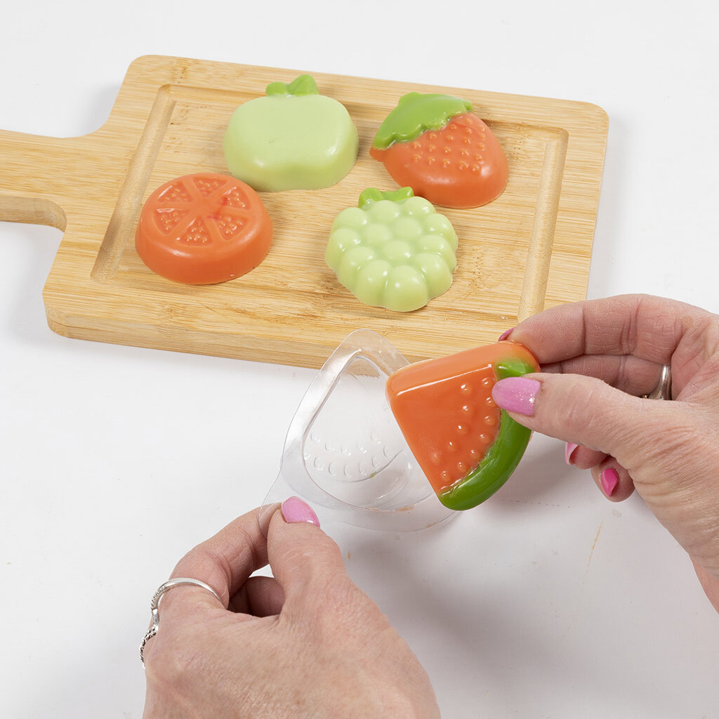 stap 5 fruitzeepjes maken