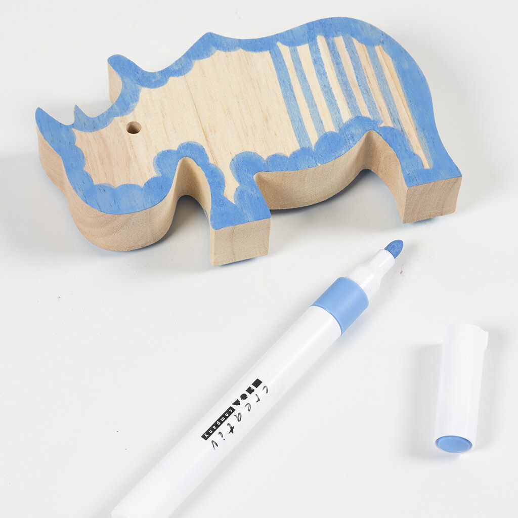 houten safaridieren knutselen stap 1