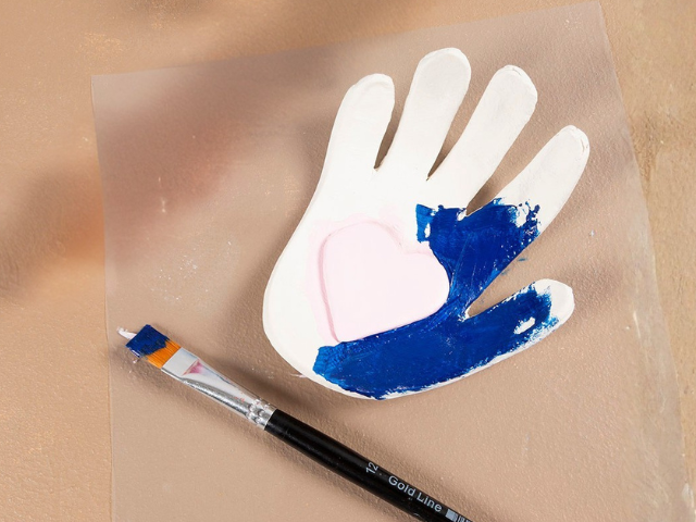 stap 6 schilderen hand