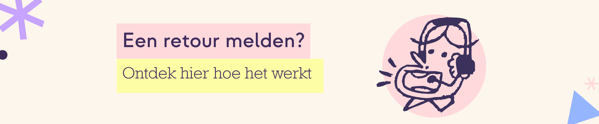 Retour melden