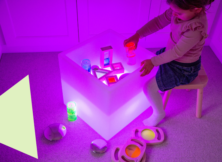 De magie van een lichttafel in het kinderdagverblijf!