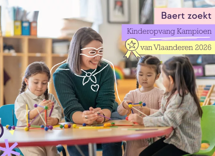 Voor het eerst gaan we op zoek naar de Kinderopvang Kampioen van Vlaanderen.